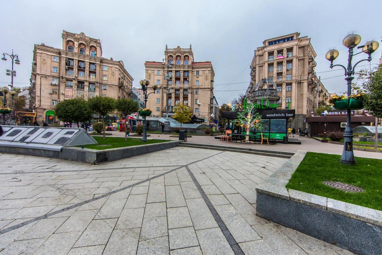 Затишна Квартира На Майдані Незалежності Kiev Dış mekan fotoğraf